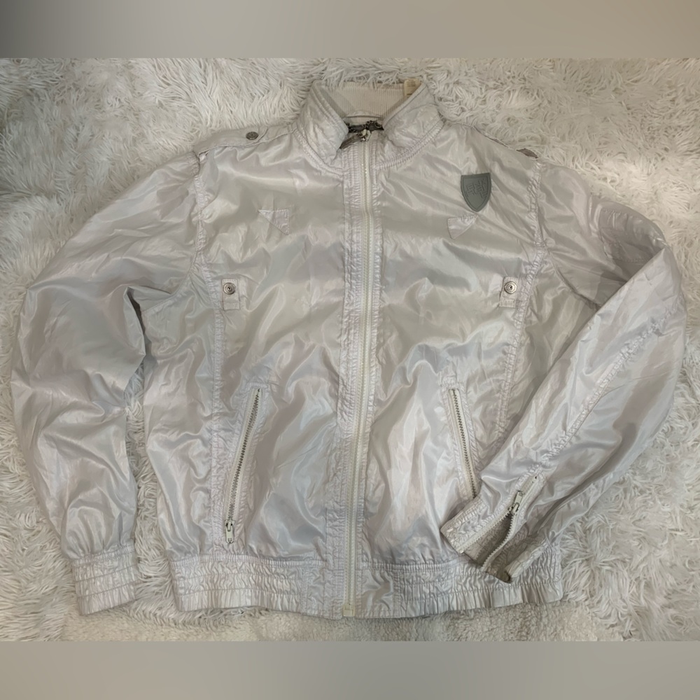 White Energie Windbreaker